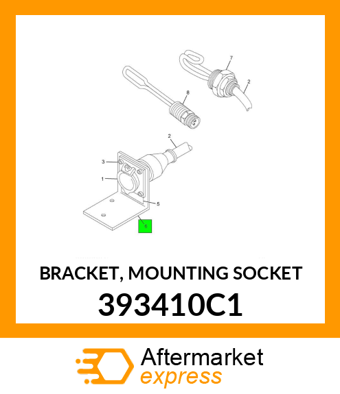 BRACKET, MOUNTING SOCKET 393410C1