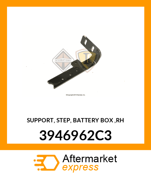 SUPPORT, STEP, BATTERY BOX ,RH 3946962C3