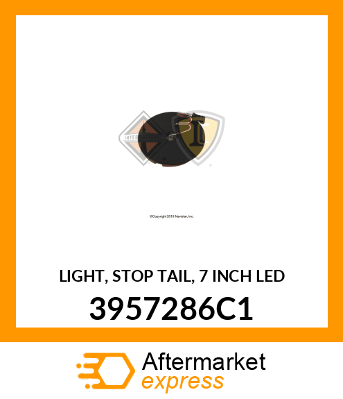 LIGHT, STOP TAIL, 7 INCH LED 3957286C1