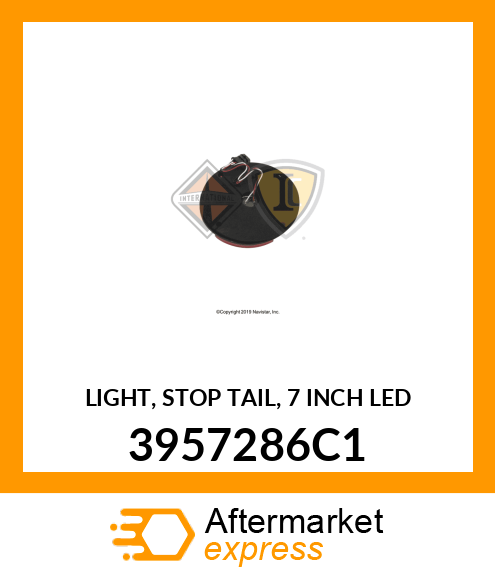 LIGHT, STOP TAIL, 7 INCH LED 3957286C1