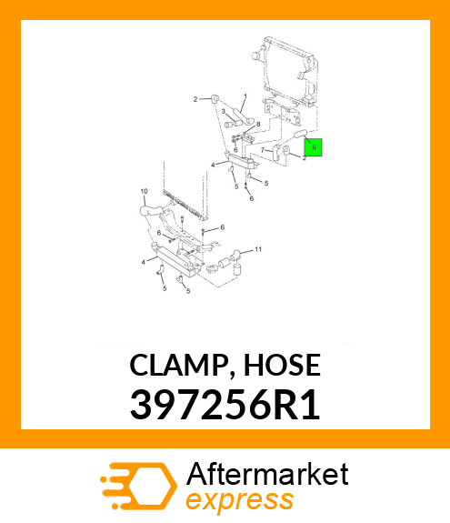 CLAMP, HOSE 397256R1