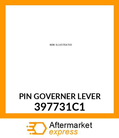 PIN GOVERNER LEVER 397731C1