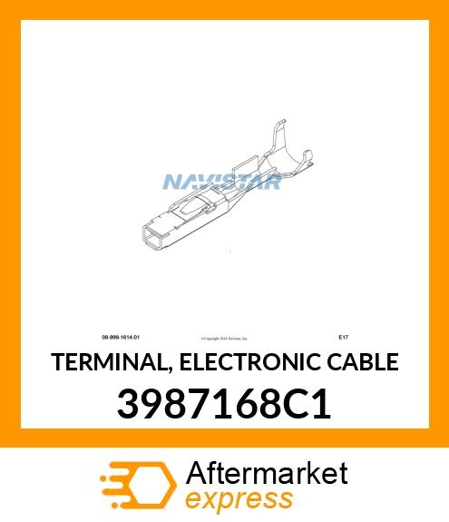 TERMINAL, ELECTRONIC CABLE 3987168C1
