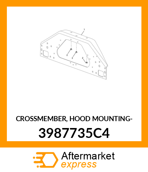 CROSSMEMBER, HOOD MOUNTING- 3987735C4