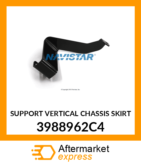 SUPPORT VERTICAL CHASSIS SKIRT 3988962C4