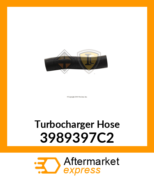 Turbocharger Hose 3989397C2