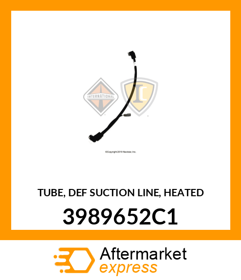 TUBE, DEF SUCTION LINE, HEATED 3989652C1