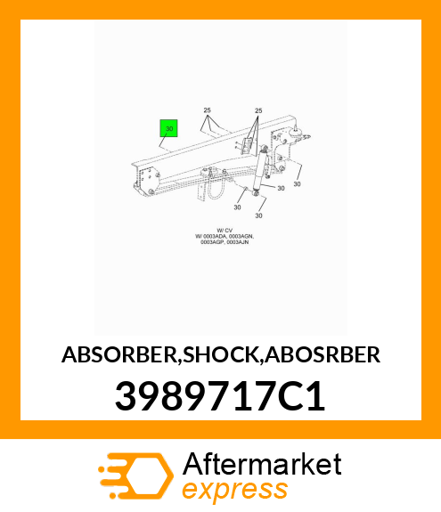 ABSORBER,SHOCK,ABOSRBER 3989717C1