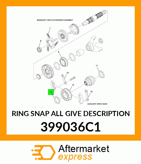 RING SNAP ALL GIVE DESCRIPTION 399036C1