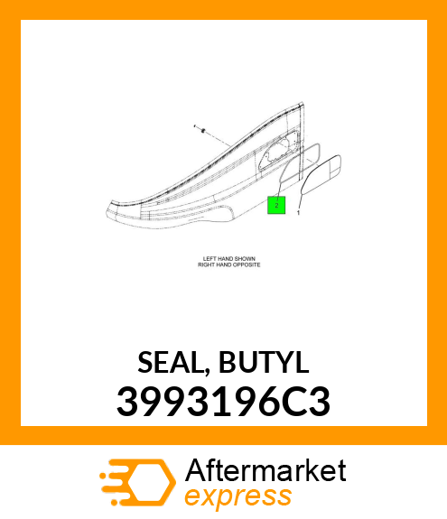 SEAL, BUTYL 3993196C3