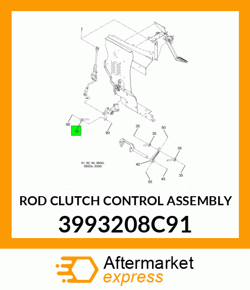 ROD CLUTCH CONTROL ASSEMBLY 3993208C91