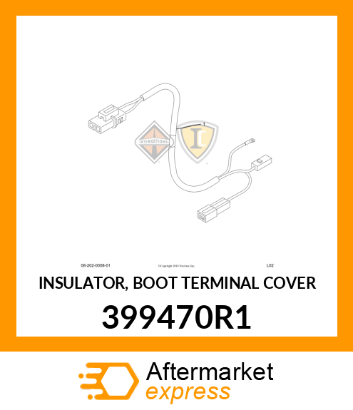 INSULATOR, BOOT TERMINAL COVER 399470R1