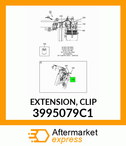 EXTENSION, CLIP 3995079C1