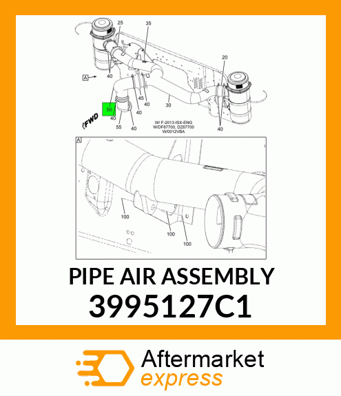 PIPE AIR ASSEMBLY 3995127C1