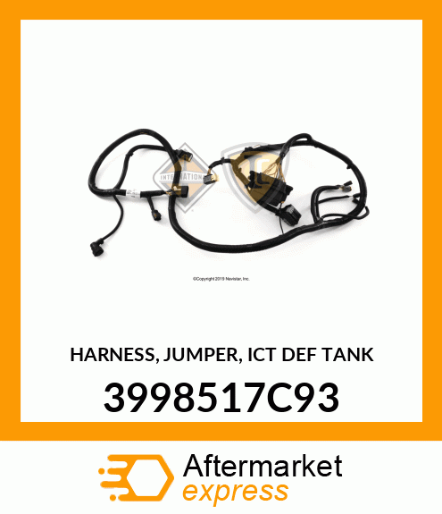 HARNESS, JUMPER, ICT DEF TANK 3998517C93