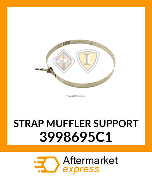 STRAP MUFFLER SUPPORT 3998695C1