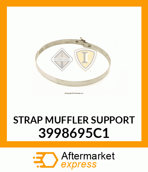 STRAP MUFFLER SUPPORT 3998695C1