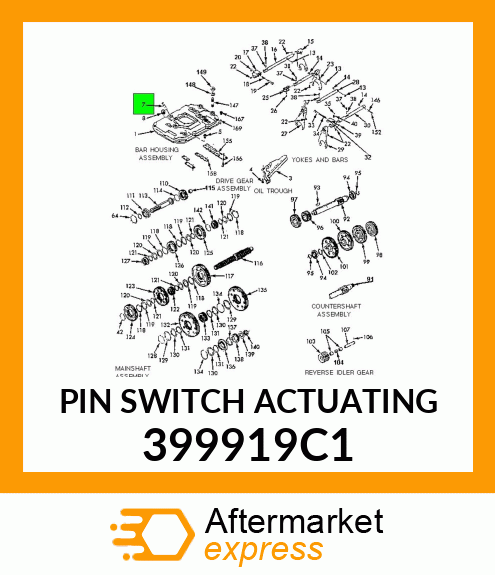 PIN SWITCH ACTUATING 399919C1