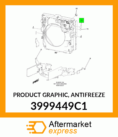 PRODUCT GRAPHIC, ANTIFREEZE 3999449C1