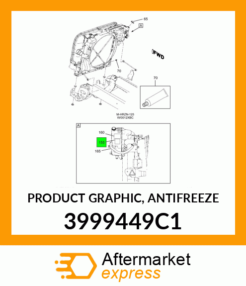 PRODUCT GRAPHIC, ANTIFREEZE 3999449C1