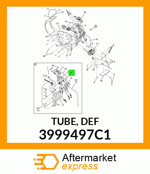 TUBE, DEF 3999497C1