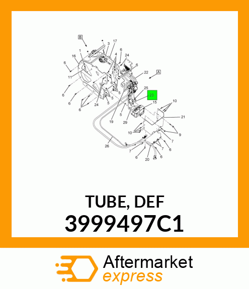 TUBE, DEF 3999497C1