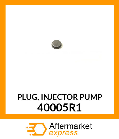 PLUG, INJECTOR PUMP 40005R1