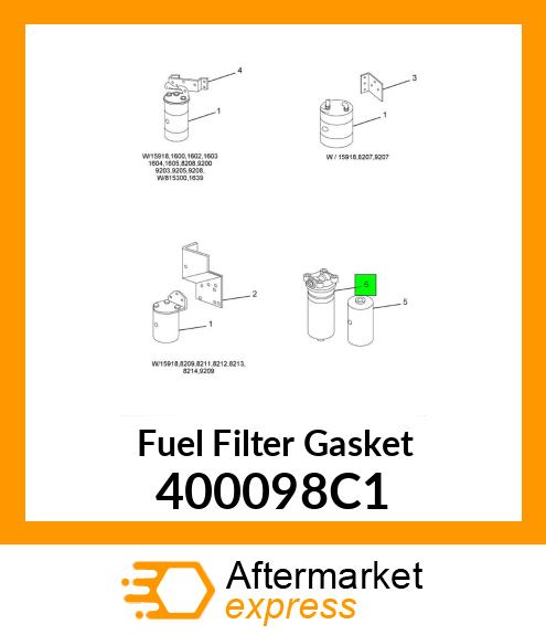 Fuel Filter Gasket 400098C1