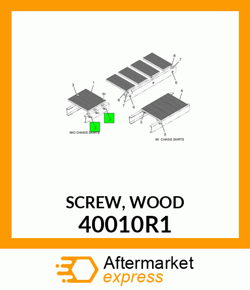 SCREW, WOOD 40010R1