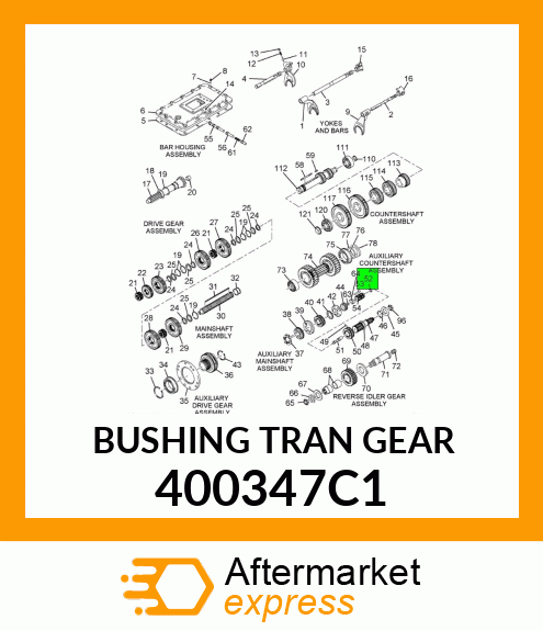 BUSHING TRAN GEAR 400347C1