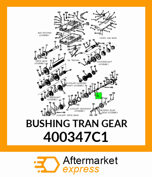 BUSHING TRAN GEAR 400347C1