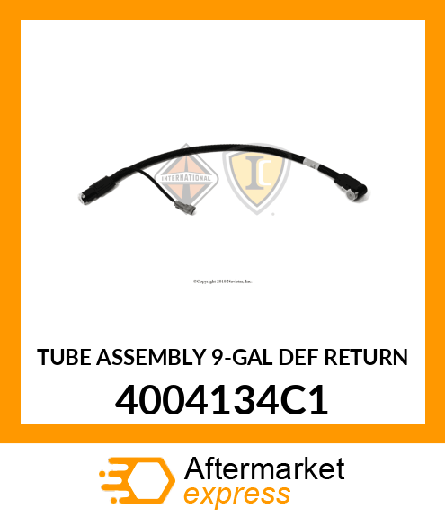 TUBE ASSEMBLY 9-GAL DEF RETURN 4004134C1