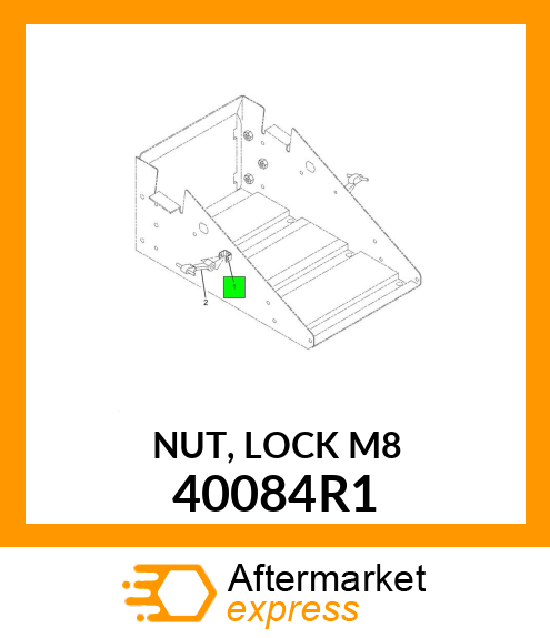 NUT, LOCK M8 40084R1