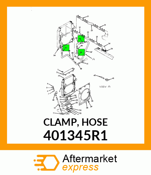 CLAMP, HOSE 401345R1