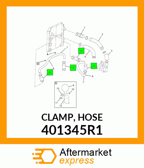 CLAMP, HOSE 401345R1