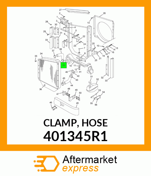 CLAMP, HOSE 401345R1