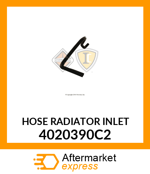 HOSE RADIATOR INLET 4020390C2