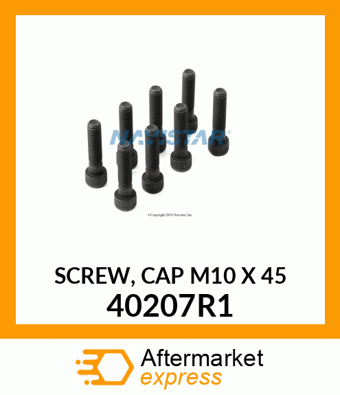 SCREW, CAP M10 X 45 40207R1