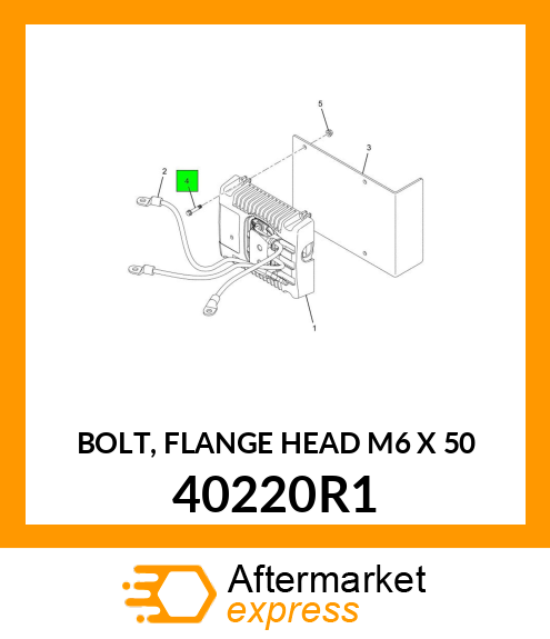 BOLT, FLANGE HEAD M6 X 50 40220R1