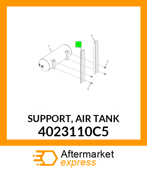 SUPPORT, AIR TANK 4023110C5