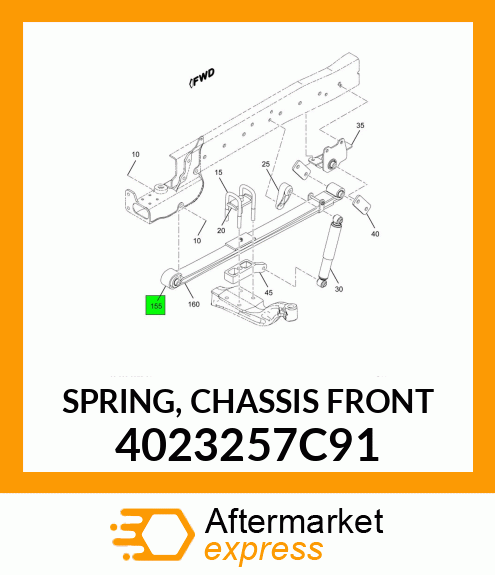 SPRING, CHASSIS FRONT 4023257C91