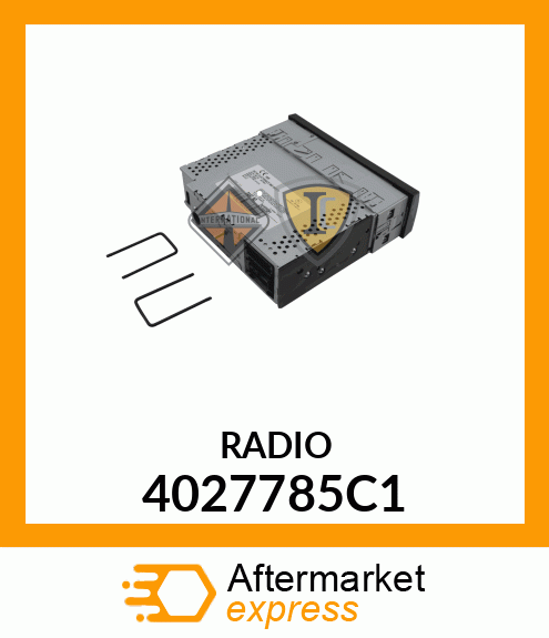 RADIO ASSEMBLY DEA500 AM/FM/WB/CLOCK /3MM AUXILIARY 4027785C1