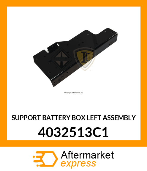 SUPPORT BATTERY BOX LEFT ASSEMBLY 4032513C1