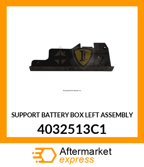 SUPPORT BATTERY BOX LEFT ASSEMBLY 4032513C1