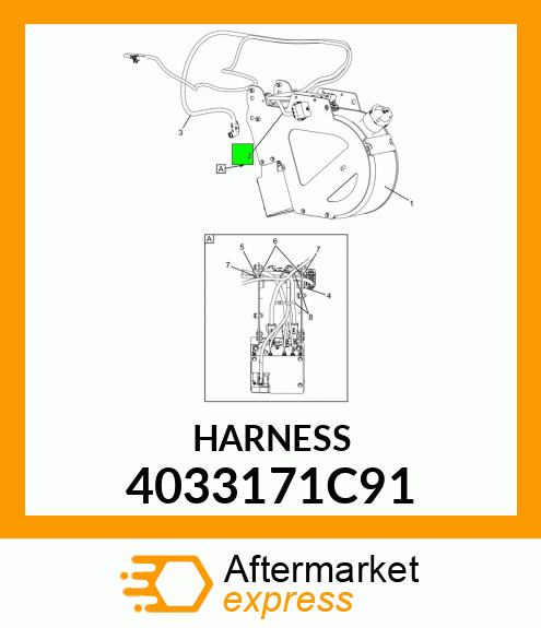 HARNESS, JUMPER, AFTERTREATMENT 4033171C91