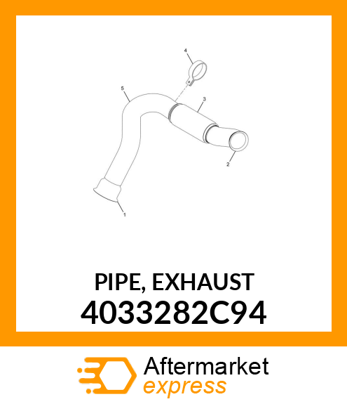 PIPE, EXHAUST 4033282C94