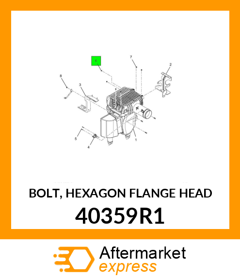 BOLT, HEXAGON FLANGE HEAD 40359R1