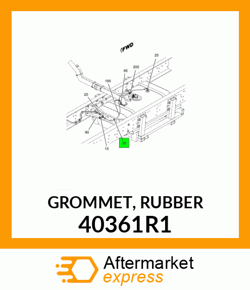 GROMMET, RUBBER 40361R1