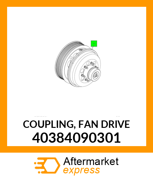 COUPLING, FAN DRIVE 40384090301