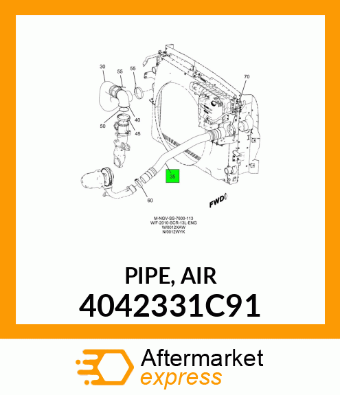 PIPE, AIR 4042331C91